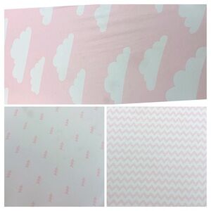 Set of 3 Change pad or bassinet mattress cover